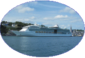 Cruise Liner Docked at Cobh